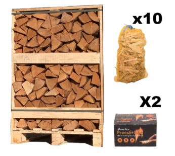 Pack Sérénité – Palette in 33 cm – trockenes Holz inkl. Lieferung